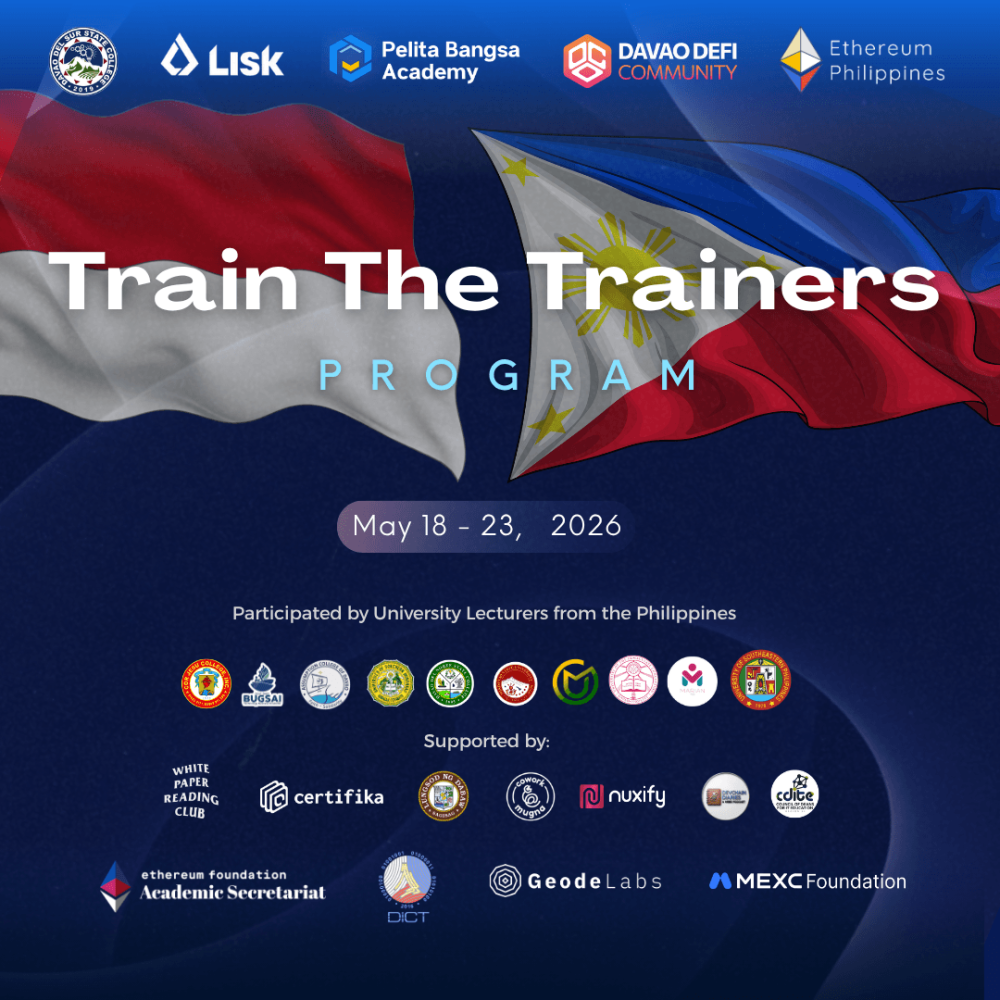 Ethereum Enters the Philippine Classroom through Train the Trainers Mindanao