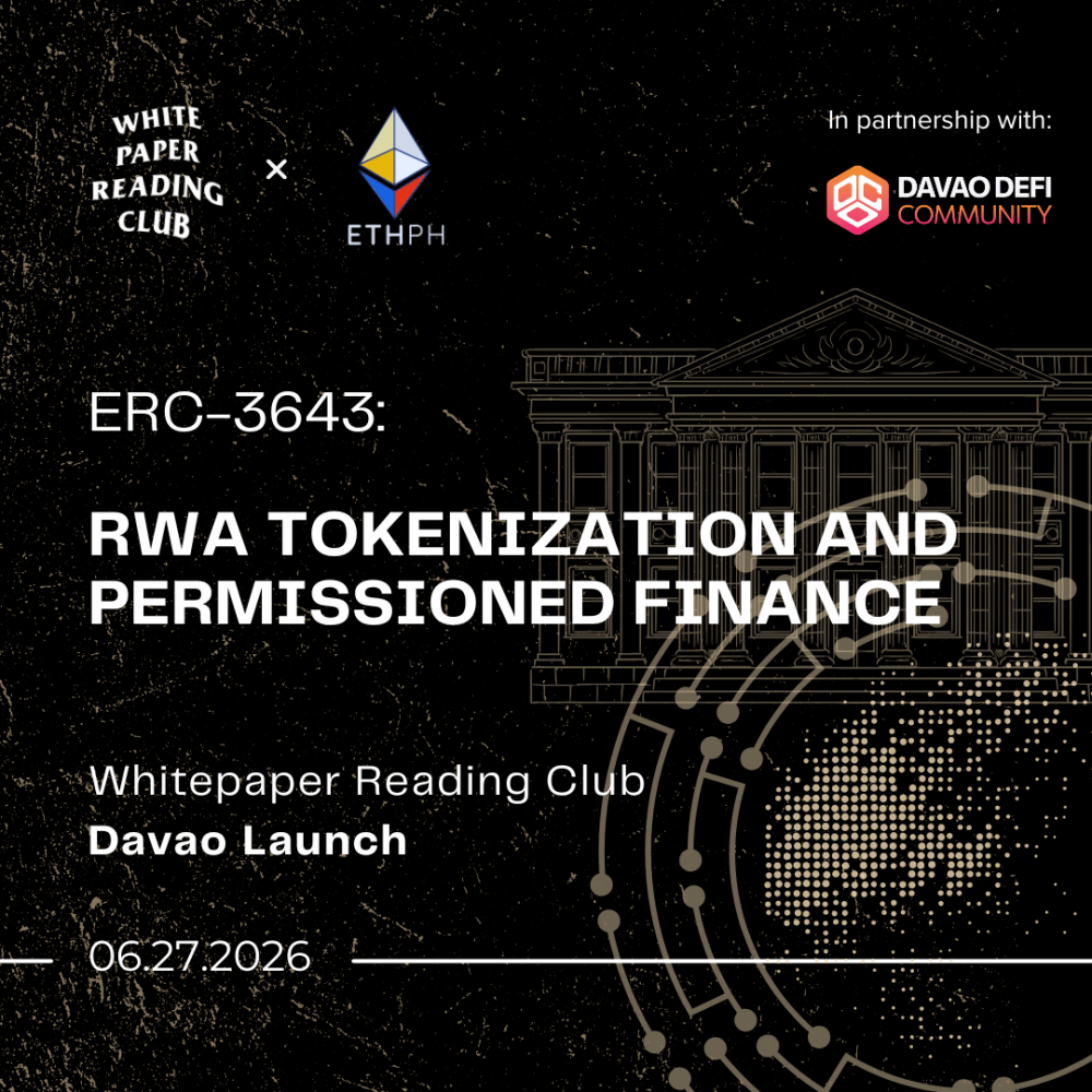 Whitepaper Reading Club Davao: ERC-3643 and RWA Tokenization